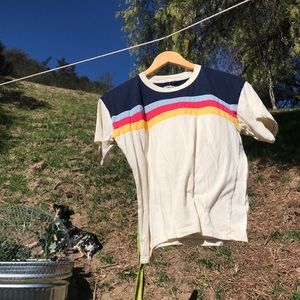 Cute vintage feel CAMP t-shirt!